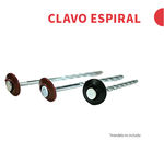 Onduline® - Fijaciones ONDUTHERM - Clavos espiral 11,5cm para madera
